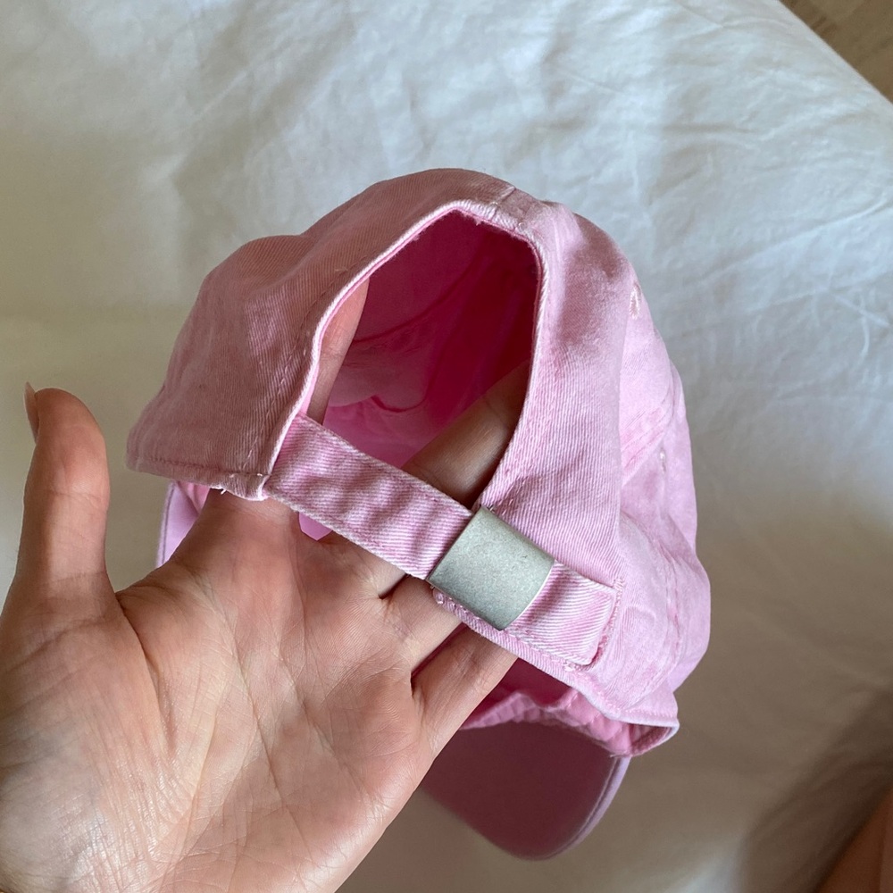 Pink 'Bride Crew' Baseball Cap - image 2